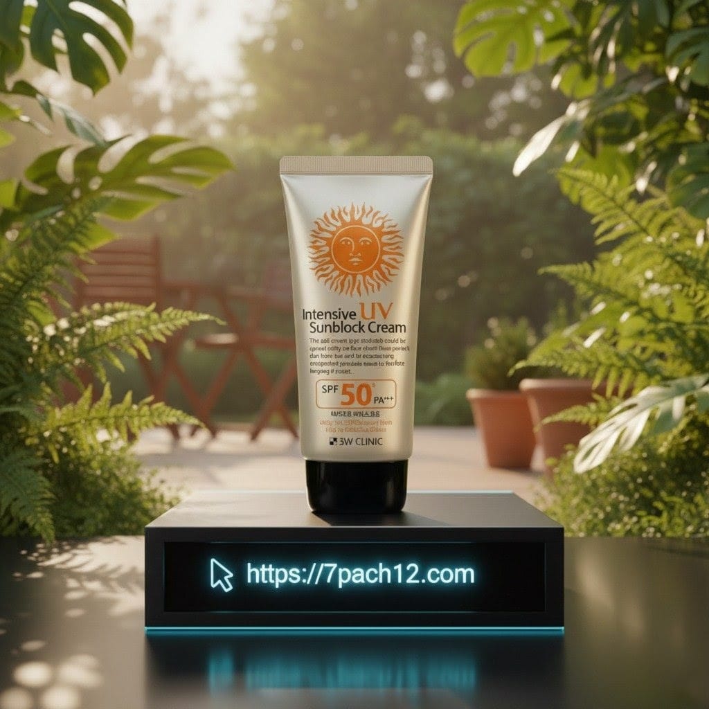 3w clinic intensive Uv sunblock cream spf50 Pa+++ – 70ml